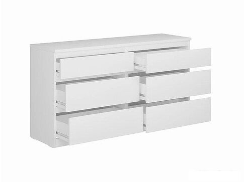 Комод Mio Tesoro Кастор 6 ящиков 2.03.02.080.1 (белый)