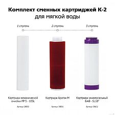 Комплект картриджей Гейзер К-2 (для мягкой воды)