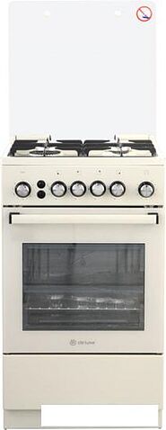 Кухонная плита De luxe 5040.40Г (КР) Ч/Р-013