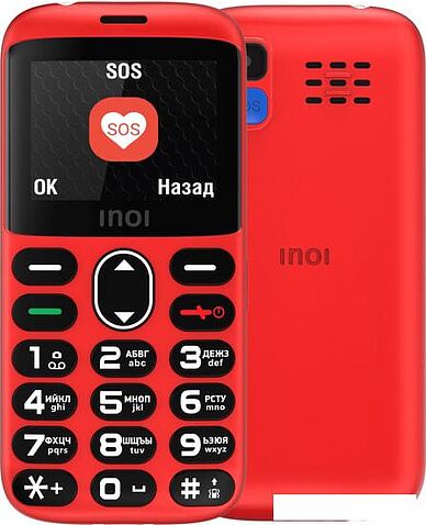 Мобильный телефон Inoi 118B (красный)