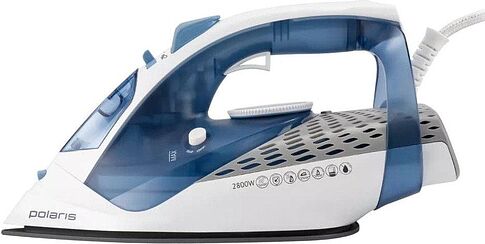 Утюг Polaris PIR 2860AK 3m (белый/синий)
