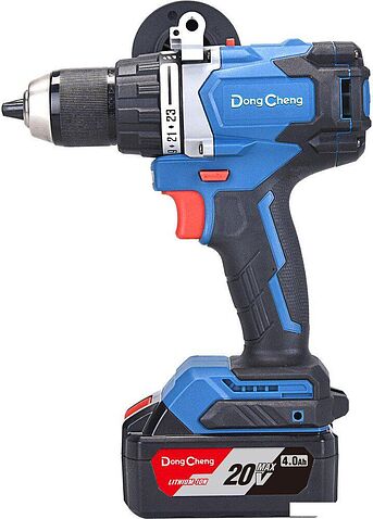 Дрель-шуруповерт DongCheng DCJZ06-13 Type FK (с 2-мя АКБ, кейс)
