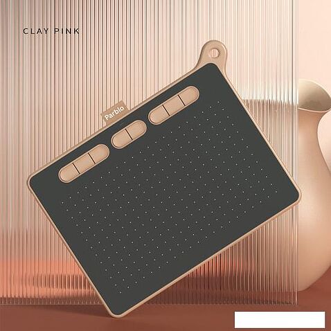 Графический планшет Parblo Ninos M (розовый)