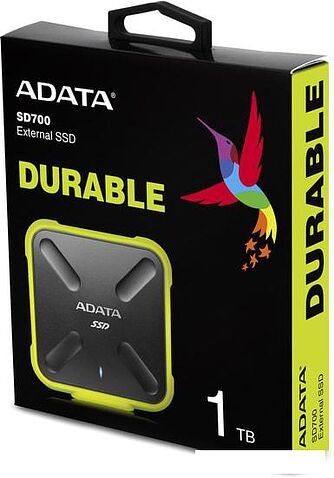 Внешний накопитель A-Data SD700 ASD700-1TU31-CYL 1TB (желтый)