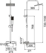 Душевая система  Belz B24613
