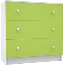 Комод МДК Феникс КМ1Ф-Л с 3 ящиками 820x800x418 (лайм)