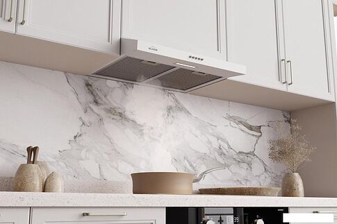 Кухонная вытяжка Elikor Eco One 50 298166 (белый)