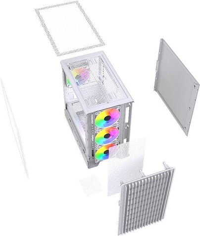 Корпус Powercase Mistral Micro C4W CMMCW-A4
