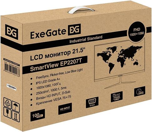 Монитор ExeGate SmartView EP2207T EX300130RUS