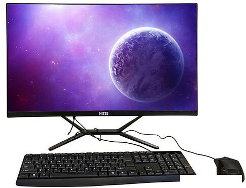 Моноблок Mitsu AIO-O2708X, 27", IPS, G6405, DDR4 8GB