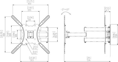 Кронштейн Benatek LCD-44B
