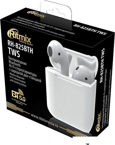 Наушники Ritmix RH-825BTH TWS (белый)