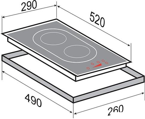 Варочная панель Zigmund & Shtain CI 29.3 W