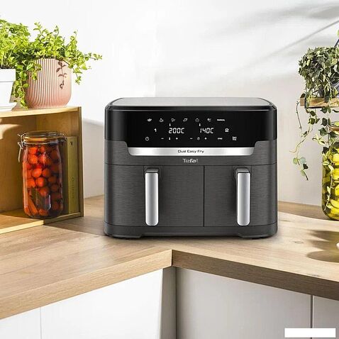 Аэрофритюрница Tefal Dual Easy Fry EY942HE0