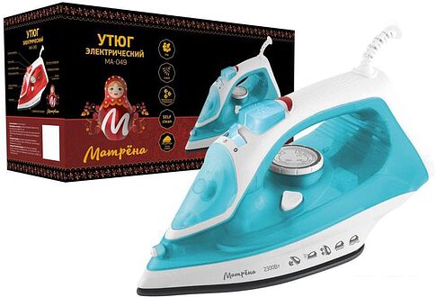 Утюг Матрена MA-049 (бирюзовый)
