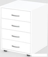 Тумба Seven Dreams SD-253 выкатная 4 ящика (белый)