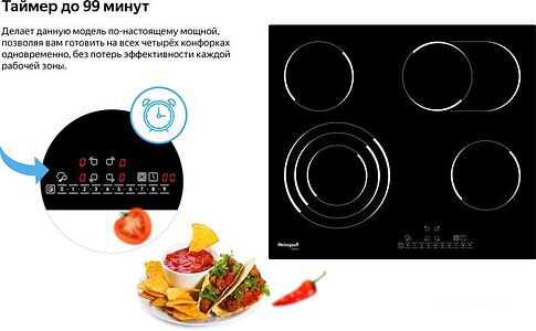 Варочная панель Weissgauff HVF 643 BS
