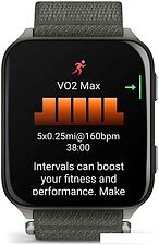 Умные часы Garmin Venu X1 (титановый/зеленый)