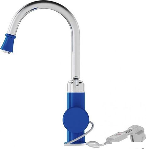 Проточный электрический водонагреватель-кран Mixline WH-003 (синий)