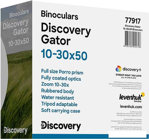 Бинокль Discovery Gator 10-30x50