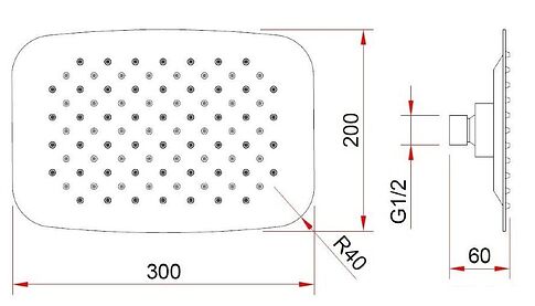 Душевая система  Berges Wasserhaus Ventas 3O 073009