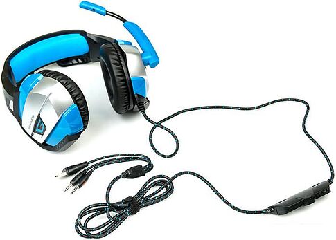 Наушники с микрофоном Dialog Gan-Kata HGK-37L (синий)