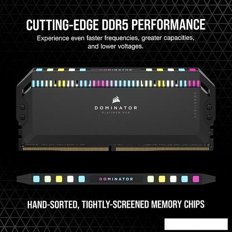Оперативная память Corsair Dominator Platinum RGB 2x16ГБ DDR5 5600 МГц CMT32GX5M2B5600Z36
