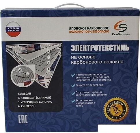 Электрическая простыня EcoSapiens Linen ES-412