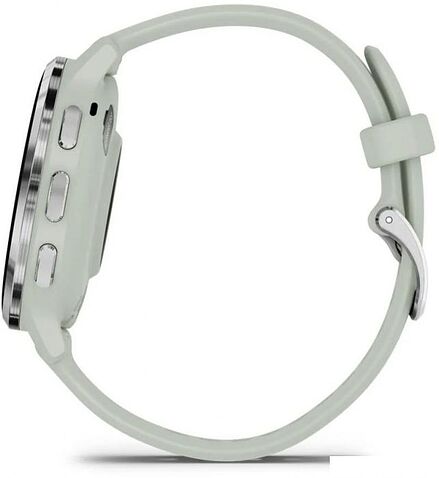 Умные часы Garmin Venu 3S (шалфей, с силиконовым ремешком)
