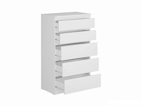 Комод Mio Tesoro Кастор 5 ящиков 2.03.02.070.1 (белый)