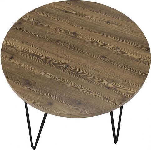 Журнальный столик Sheffilton SHT-CT79 (светлый орех/черный муар)