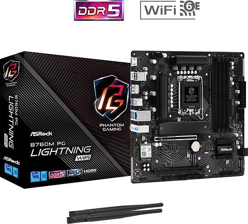 Материнская плата ASRock B760M PG Lightning WiFi