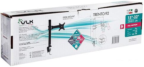 Кронштейн VLK TRENTO-92 (черный)