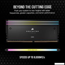 Оперативная память Corsair Dominator Titanium RGB 2x32ГБ DDR5 6600 МГц CMP64GX5M2X6600C32 Оперативная память Corsair Dominator Titanium RGB 2x32ГБ DDR5 6600 МГц CMP64GX5M2X6600C32
