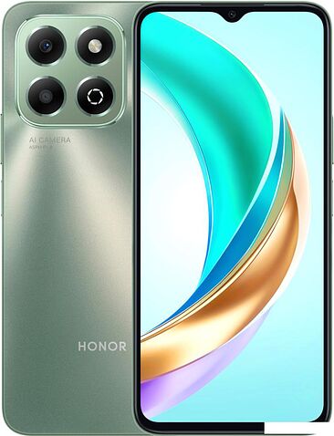 Смартфон HONOR X6b 4GB/128GB международная версия (лесной зеленый) и HONOR Choice Earbuds X5 Lite (белый) по акции