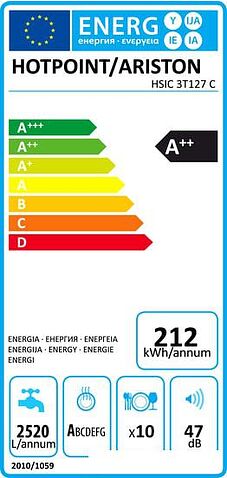 Посудомоечная машина Hotpoint-Ariston HSIC 3T127 C
