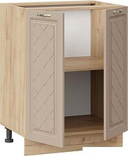 Шкаф напольный Трия Бьянка 1Н6 (дуб крафт золотой/дуб кофе) Шкаф напольный Трия Бьянка 1Н6 (дуб крафт золотой/дуб кофе)