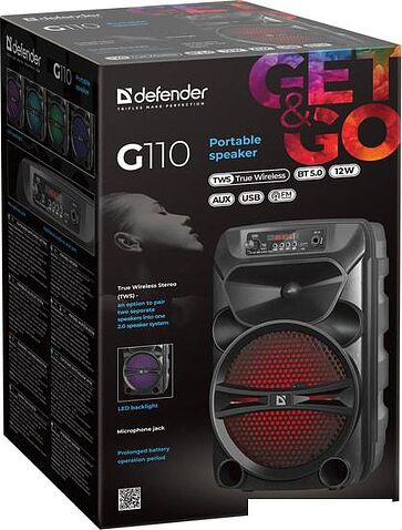 Колонка для вечеринок Defender G110