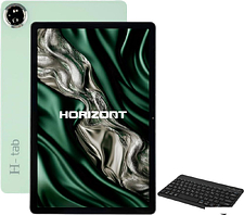 Планшет Horizont H-Tab Crystal 6GB/128GB LTE (с клавиатурой, мятный)