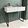 Консольный стол Shtabe Royal 5011 эко (белый/белый/черный)