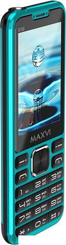 Кнопочный телефон Maxvi X10i (аква)