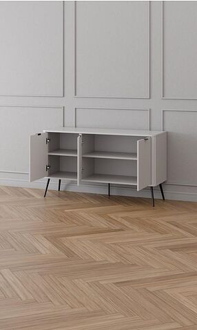 Тумба Arvento Rondo 3D (белый/эко джелато)