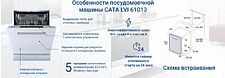 Встраиваемая посудомоечная машина CATA LVI 61013/A