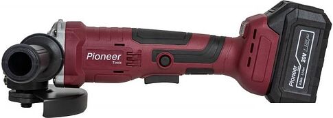 Угловая шлифмашина Pioneer Tools Master AG-M20V-125-01B USP (с 1-им АКБ, кейс)
