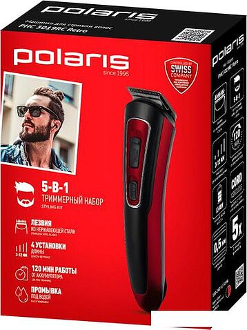 Машинка для стрижки Polaris PHC 3019RC Retro