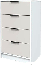 Комод Интерлиния Концепт КТ-К60 (персидский жемчуг/белый платинум)