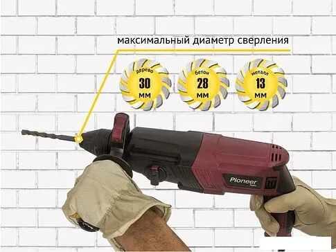 Перфоратор Pioneer RH-M900-01C