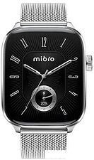 Умные часы Mibro Fit (серебристый, со стальным ремешком)