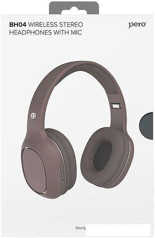 Наушники Pero BH04 (коричневый)