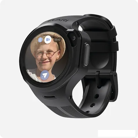 Детские умные часы Elari KidPhone MB (черный)